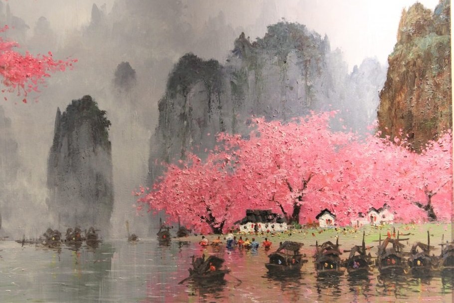 An annotated reading of The Peach Blossom Spring by Tao Yuanming