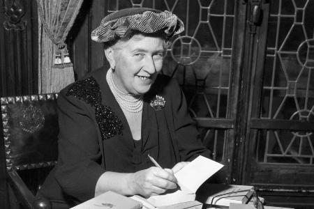 agatha christie writing